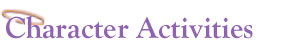 Character Activities